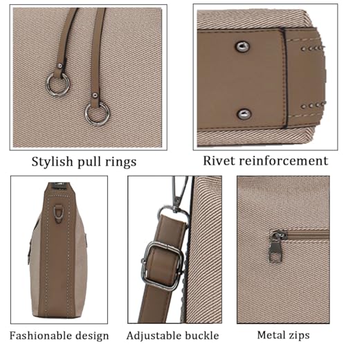 Image of Designer Soft Leather Textured Large Capacity Shoulder Bag Trendy Crossbody Handbag For Women Bag Hobo Tote Purse