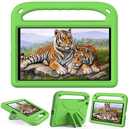 Étui tablette Samsung Tab A 8 2019 vert idéal pour les trajets en famille