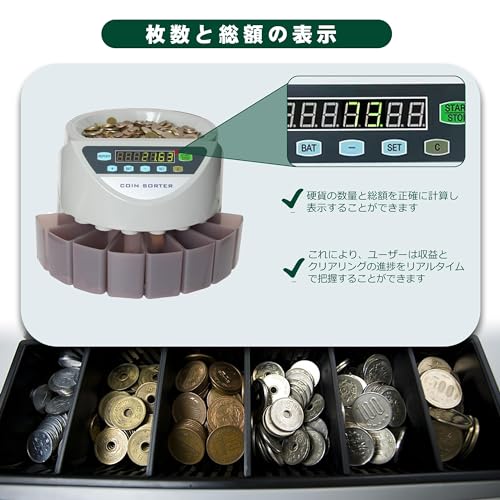 Sariny 高速コイン計数機 の商品画像 5