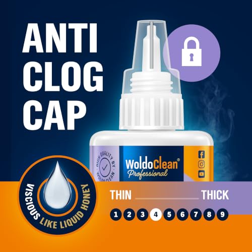 Image of WoldoClean Super Glue for Car 50g Automotive Adhesive - Emblem Bumper Trim | Exterior Interior Badge Decal, Heat Resistant Waterproof, Plastic Metal