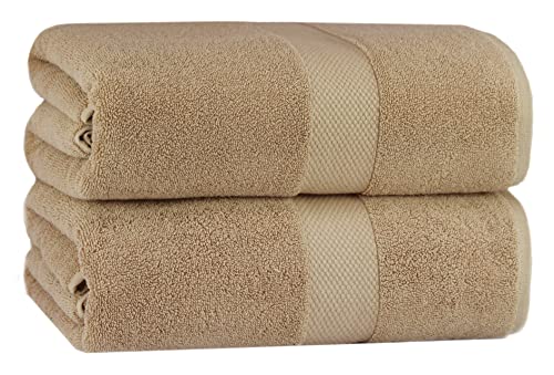 COTTON CRAFT Hotel Spa Luxury Bath Sheet - 2 Pack - Oversized Ext...