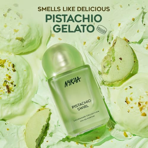 Image of Nykaa Pistachio Swirl EDP 50ml | Nutty Sweet Perfume for Women | Pistachio Coconut Warm Gourmand Fragrance | Long-Lasting Daily Wear Scent | Sweet Perfume | Best Gift for Her