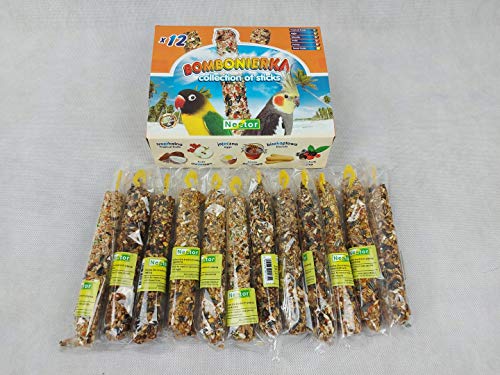 Nestor Caseeto Bombonierka Patyczki dla Papug 12 sztuk