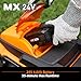 LawnMaster Cordless 24V Max 13-inch Lawn Mower and Cordless Leaf Blower Combo with 2x4.0Ah Batteries and Charger-24VMWBL