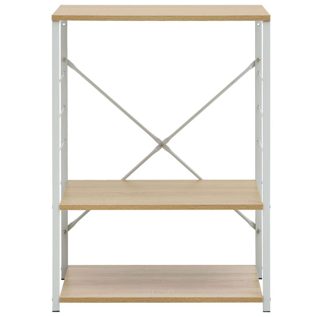 Mikrowellenregal Weiß Eiche 60×39,6×79,5 cm Holzwerkstoff,Heim & Garten,Küche & Esszimmer,Küchenhelfer & -utensilien,Küchenorganizer,Küchenutensilienhalter & -ablagen,Weiß,9.3 kg-288237