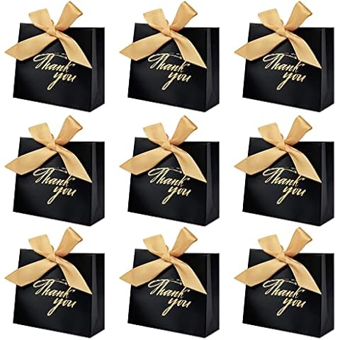24 Pack Elegant Thank You Gift Bags Cover