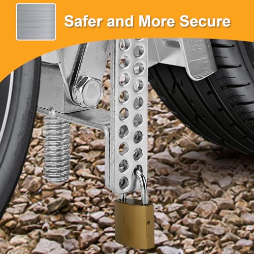Image of RV Wheel Chock Stabilizer, Rotatable Wheel Chocks for RV 2 Pack, 4-12 Inch Camper Wheel Chock Stabilizer Scissor for Travel Trailers, RV Wheel Stabilizer with 2 Locks and Ratchet.