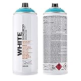 Montana Cans Montana White Color Spray Paint, 400 Ml, Light Blue