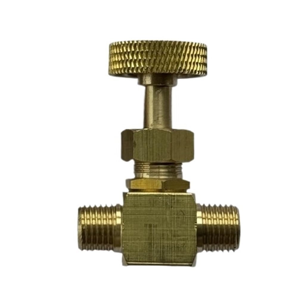 Yjqhody Men's One Color Flow Control Needle Valve 1Piece Needle Valve 1/4Inch Npt Thread, Simple Installation Brass Material Flow Control