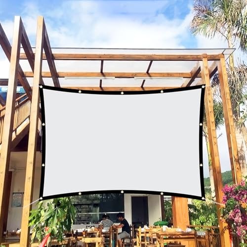 Pantalla de proyección plegable HD 100 pulgadas 16:9 portátil miniatura 5