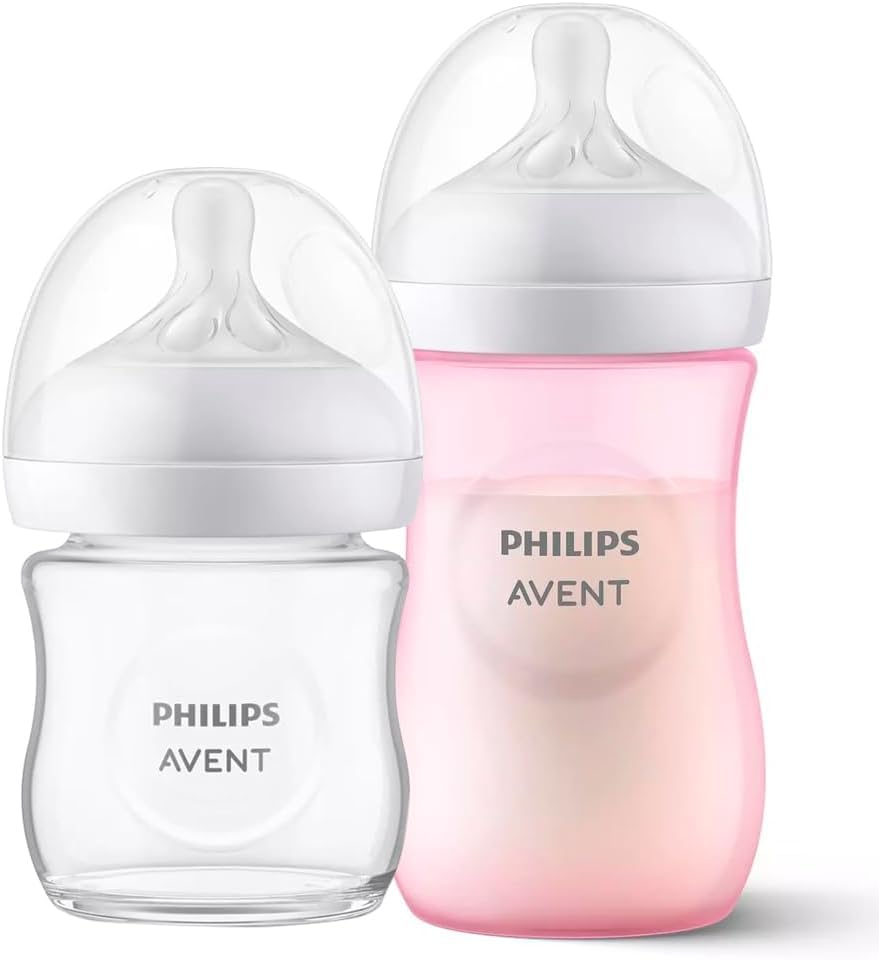 Kit Mamadeira Avent Pétala 3.0 Rosa 125/260ml Bebê
