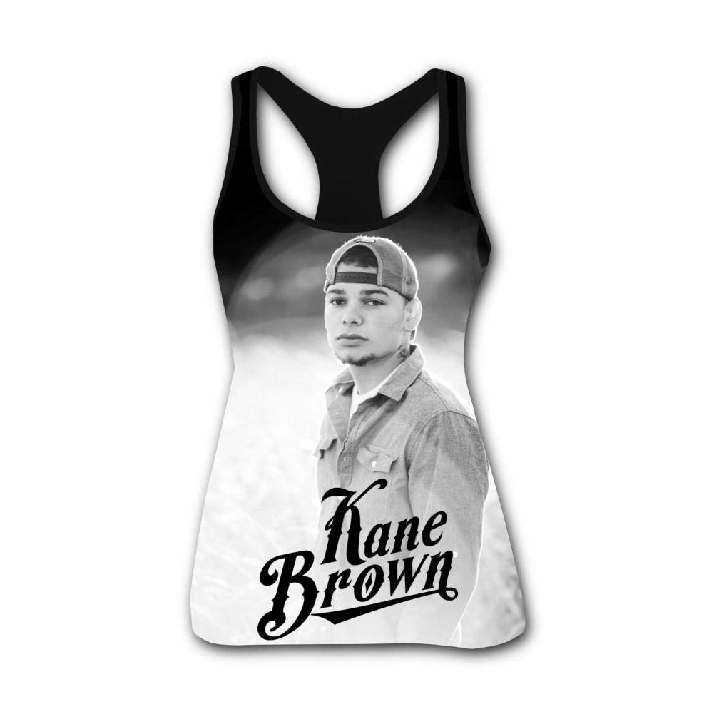 Tank Tops Brown Fan Womens Sleeveless Blouse Cami Shirts Casual Slim Fitted Shirt