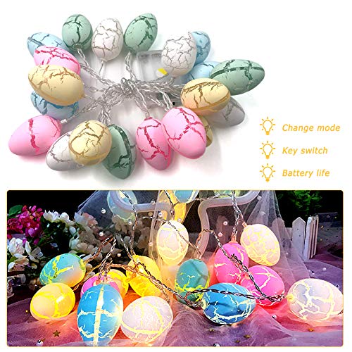 Gxhong Catena di luci pasquali, 2 modalità, 1,5 m