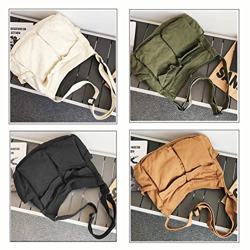 Bohemian Hipster Hobo Boho Hippie Crossbody Bag Large Canvas Shoulder Bag,Sling Bag Aesthetic Tote Handbags Fairy Grunge Bag4