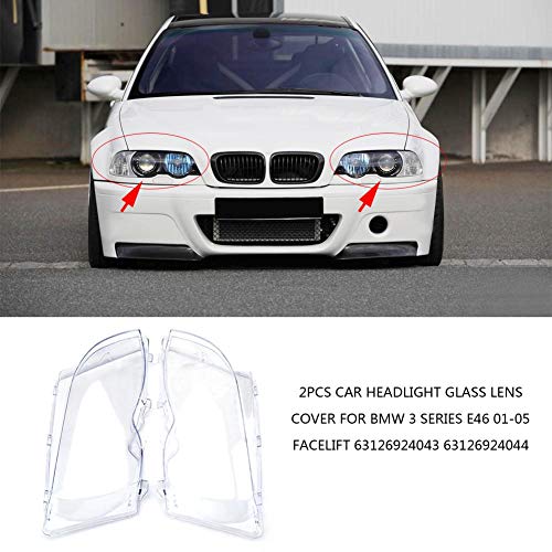 Couvercle d'objectif de phare pour corriger les optiques ternes de E46 320i 325xi 330xi - 6