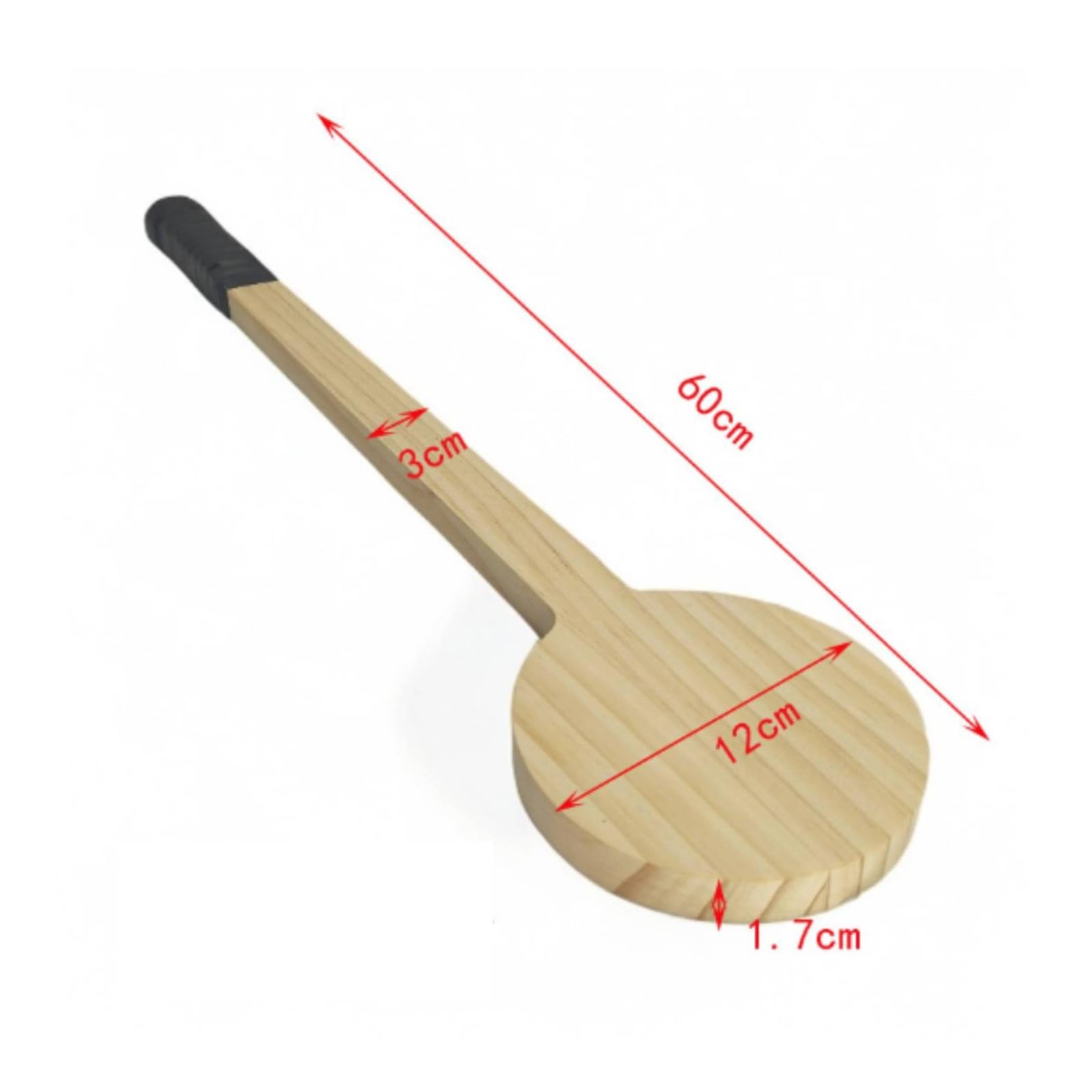 Ronyme Racchetta di Legno per Pratica Del Tennis o Pagaia da Allenamento in Legno Massello Antiscivolo per Atleti
