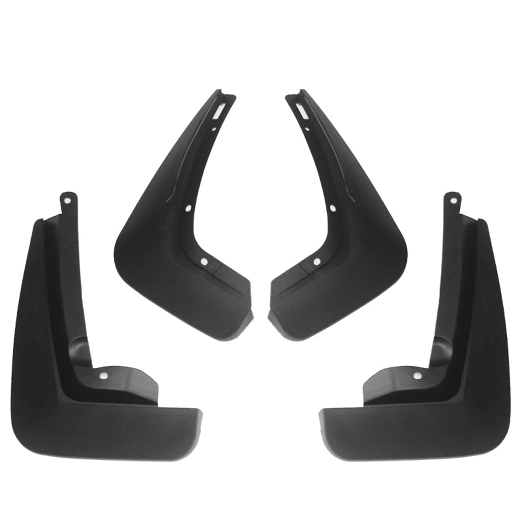 4 Pezzi Set Paraspruzzi Auto Parafanghi Guardia Kit per Jaguar XEL Regular 2020-2021, Anteriore Posteriore Parafango Protezione Car Accessorio Protettivo Decorativo con vite