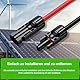 BATENORY Verlängerungskabel für Balkonkraftwerk - 4mm² Solarpanel Solarkabel mit MC4 Stecker, Photovoltaik-Verlängerung für Solarmodul & Wechselrichter - Länge 5 Meter