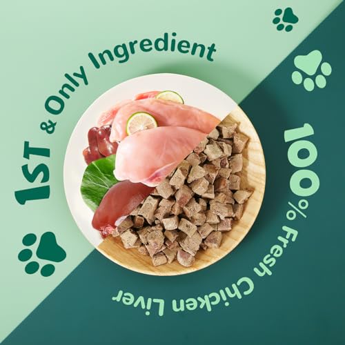 Pawup Freeze Dried Chicken Liver Pet Treats, High Protein Freeze-Dried Pet Food For Dogs, Cats thumb #1