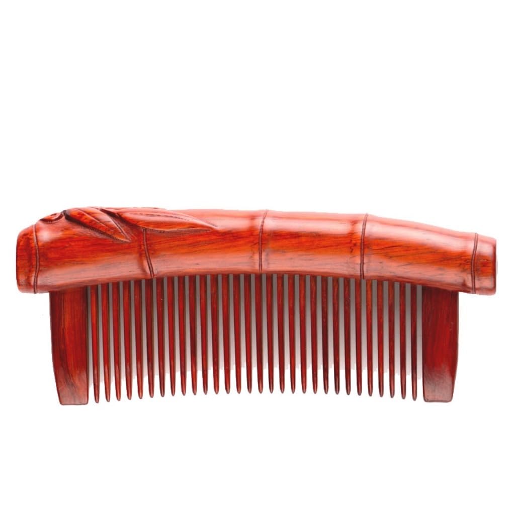 Pettine da Barbiere Pettine for la Cura dei Capelli Ricci in Legno massello Pettine for Barba da Uomo Pettine for Styling Adatto a Tutti i Tipi di Capelli Pettine per Capelli da Viaggio