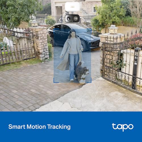 Image of Tapo 3K 5MP Pan /Tilt Indoor /Outdoor Security Camera, Free Person /Vehicle /Baby Cry Detect & 360 Motion Track, Color Night, SD /Cloud, Wrks w /Alexa & Google Home, 2.4 GHz WiFi, HybridCam 360