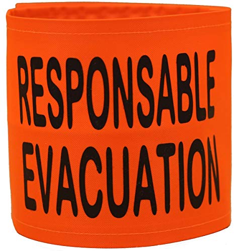 PATOUTATIS - Brassard sécurité responsable évacuation orange