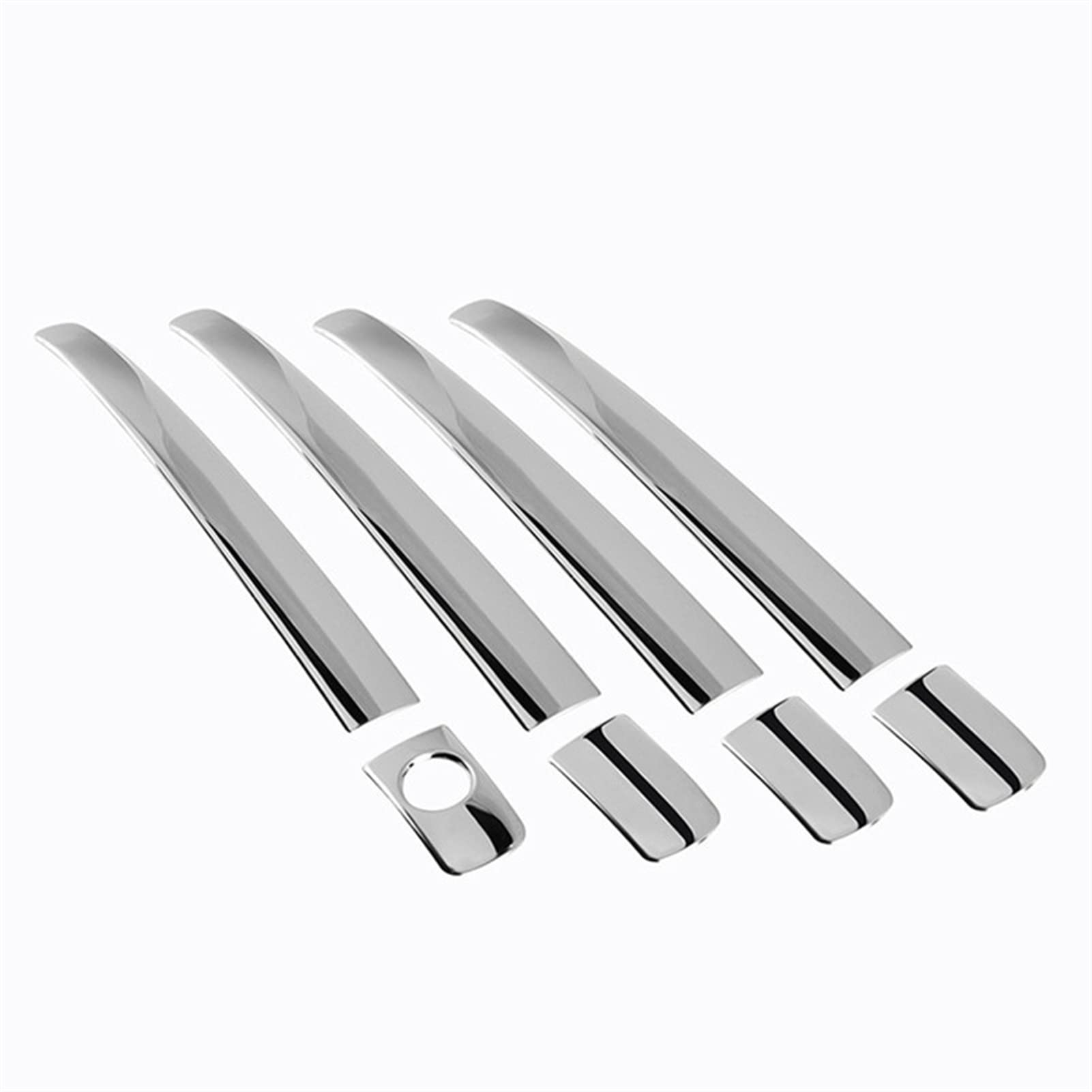 Rinkteea 1 Exterior Car Door Handle For Corolla Axio Altis 2008-2013 Stainless Steel Chrome Car Door Handle Cover Trim Styling Accessories(1)