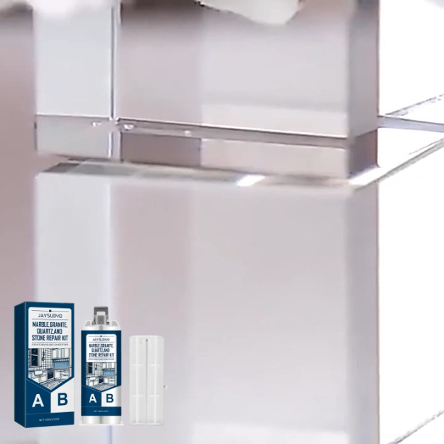 Image of 3.38 oz (100 g) White Tile Repair Kit, Cracked Tile Filler for Tubs, Porcelain, Tile, Sinks, Toilets (White)