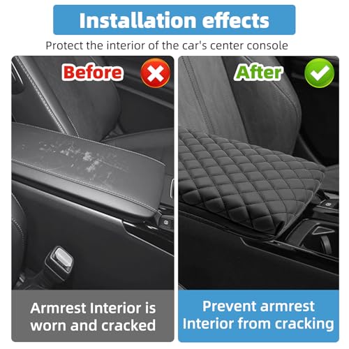 Image of Center Console Armrest Cover for Toyota Camry 2025 2026 Fully Covered Anti-Scratch Protector Interior Accessories
