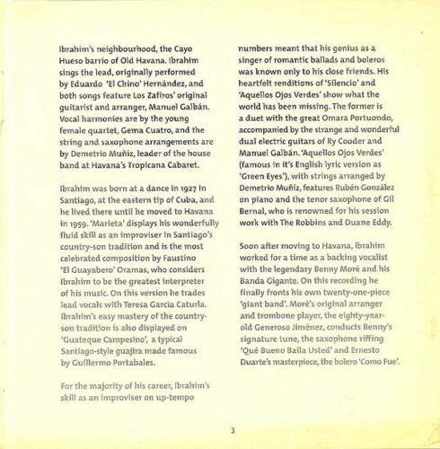 Miniatura 5 de Buena Vista Social Club Presents Ibrahim Ferrer