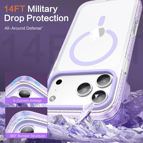 Coque iPhone 17 Pro Max antichoc de style militaire compatible MagSafe