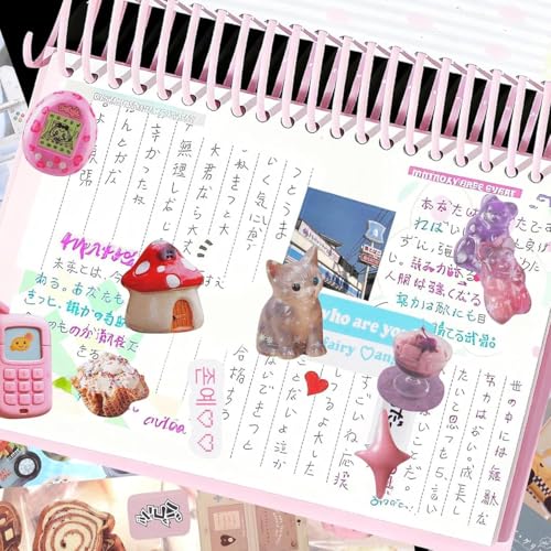 Image of 45-Sheet Japanese Sticker Book with 800+ Kawaii Manga, Retro Aesthetic Scrapbook and Journal Stickers for Planners, DIY Crafts, Kids Scrapbooking and Creative Decoration (#F)