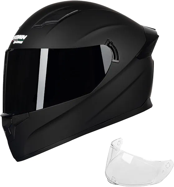 Crown Racing Motorcycle Helmets Street Bike Full Face Motorcycle Helmet Motorbike for Adults DOT Approved Helmets, F-700