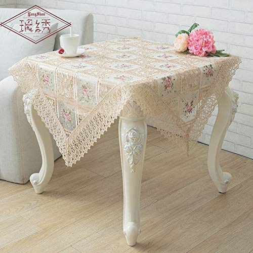 Chemin de table brodé rouge BaronHong 75x250cm pour décor de table romantique chic - 3