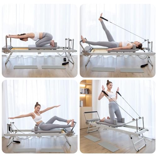 image for ARKANTOS Foldable Pilates Reformer, Pilates Machine & Equipment for Gy