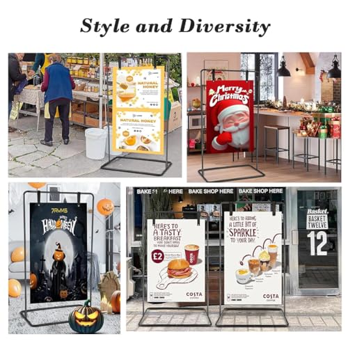 Image of Supvox backdrop stand metal photo display frame in gold with floor-standing support and weighted base for signage decor, compatible with free-standing floral and balloon arrangements decor frame