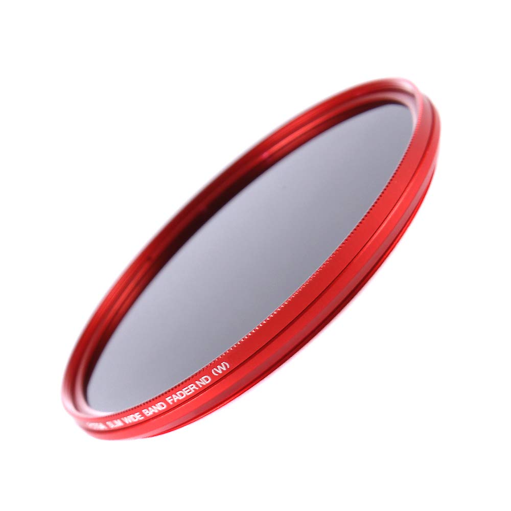 FOTGA Ultra Slim Adjustable ND Fader Lens Filter Neutral Density Filter Variable ND2 to ND400 - Red (49 mm) - Image 4