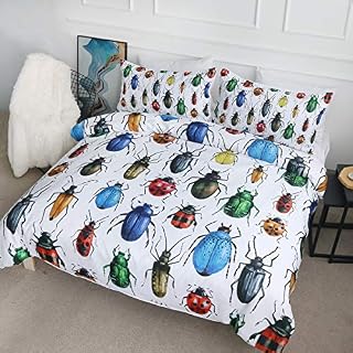 BlessLiving Cat Bedding for Girls Boys Cute Colorful Cat Pattern Bedspread 3 Piece Bold Color Black Animal Duvet Cover Set(Super King-Size)