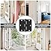 SORGMACH Door Hinges 3 1/2 Inch Matte Black 3.5 Inch Interior Hinges 1/4
