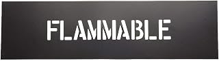 Safety Stencil, Flammable, PVC Plastic