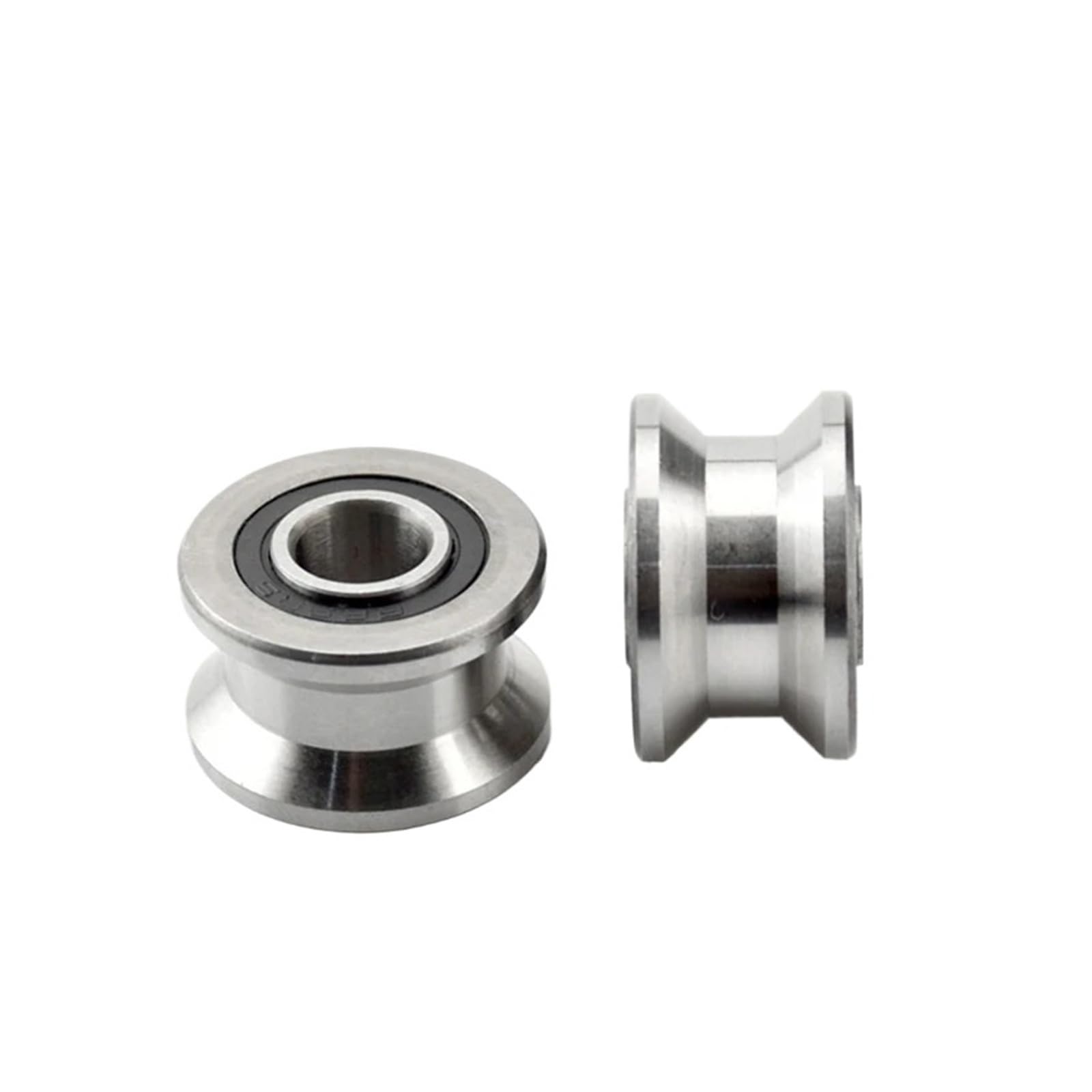 HHB18I 5pcs/lot CNC TU22 8mm V/U groove pulley bearings T22 8 * 22.5 * 14.5 * 13.5 mm V groove roller wheel ball bearing T-U-22(U22)