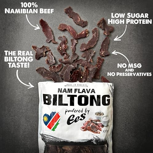 Nam Flava - Das Original Biltong aus Namibia - 100g (Trockenfleisch/Beef Jerky)