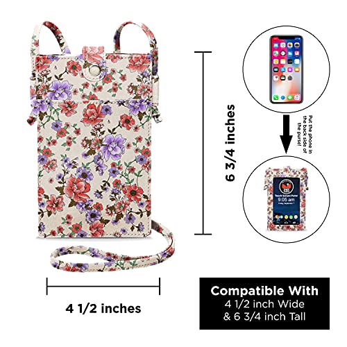 Touchscreen Purse Fresh Twist - Lightweight RFID Protected Smartphone Purse with 3 Credit Card Slots2