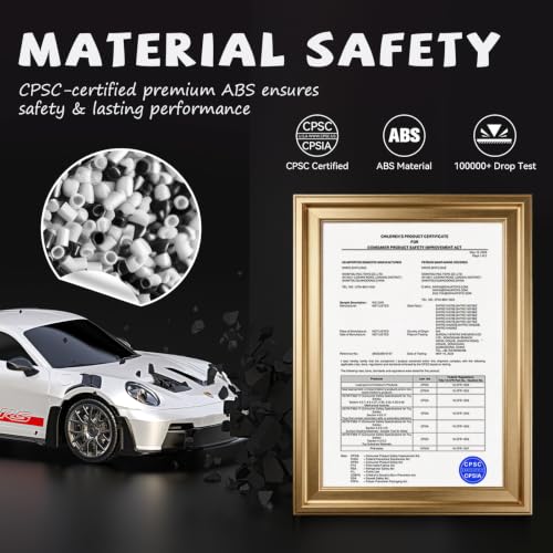 Image of AEROQUEST 1:16 Porsche Remote Control Car -911 GT3 RS-White