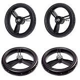 Mountain Buggy Aerotech Wheel Set for Duet Stroller, Black