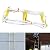 Fire Escape Ladder 2 Story 16ft Emergency Fire Ladder Fast to Deploy Flame Resistant Safety Rope Ladder with 2 Hooks Weight Capacity up to 660 Pounds