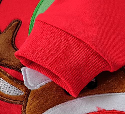 Ddsol Toddler Little Girl Christmas Sweatshirt Kid Ugly Santa Claus Reindeer Tree Shirt Xmas Long Sleeve Tee Top Clothes 6 Ddsol Toddler Little Girl Christmas Sweatshirt Kid Ugly Santa Claus Reindeer Tree Shirt Xmas Long Sleeve Tee Top Clothes - Image 7