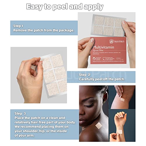 Nutri-Patch Multi-Nutrients In A Topical Skin Patch, From 30 Day Supply. #TOP3
