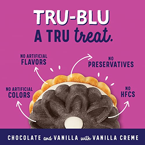 Tru-Blu Duplex Cookies With Chocolate & Vanilla Cream | No Artificial Ingredients | No High Fructose Corn Syrup | Made In The Usa | 12 Ounce (Pack Of 3) #TOP2
