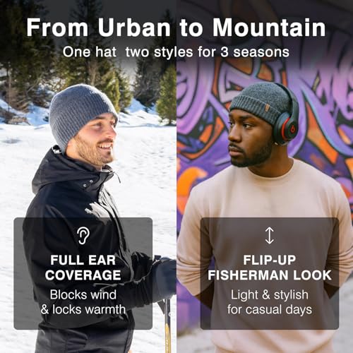 Image of TOP-EX PolarWool Merino Wool Beanie with Soft Polartec Fleece Lining